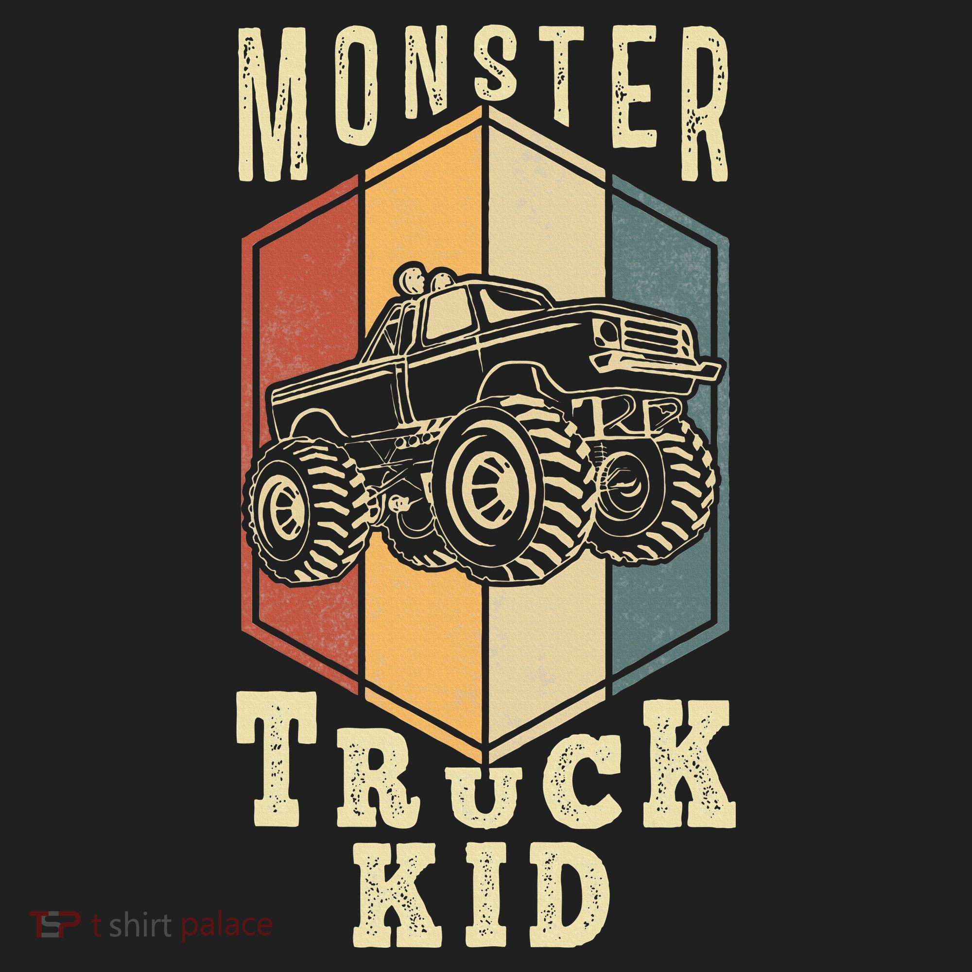 Monster Truck K.I.D Gifts Golf Towel