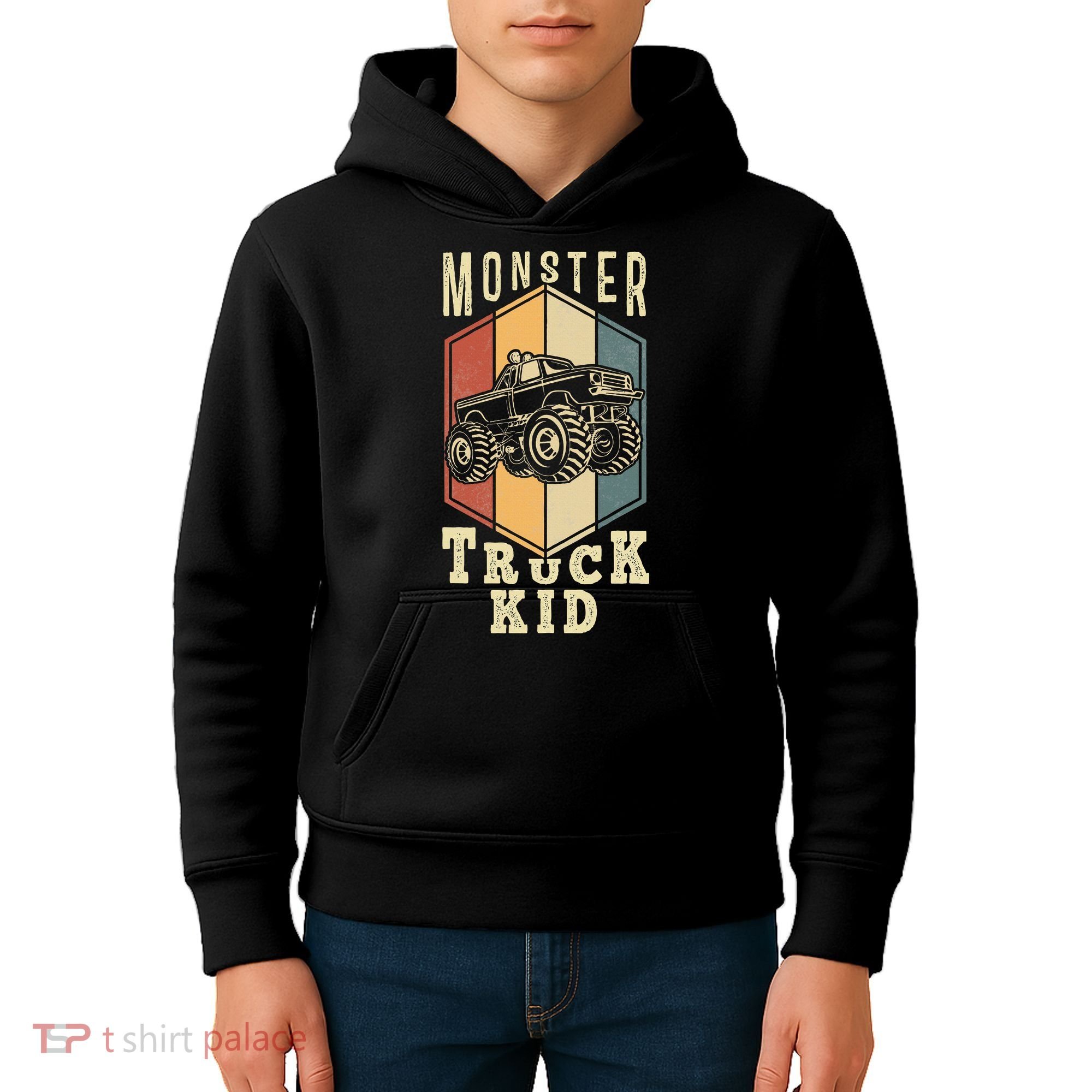 Monster Truck K.I.D Gifts Kids Hoodie