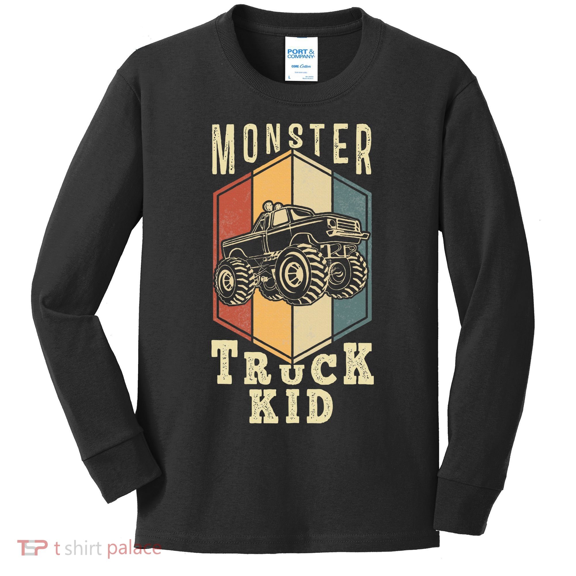 Monster Truck K.I.D Gifts Kids Long Sleeve Shirt