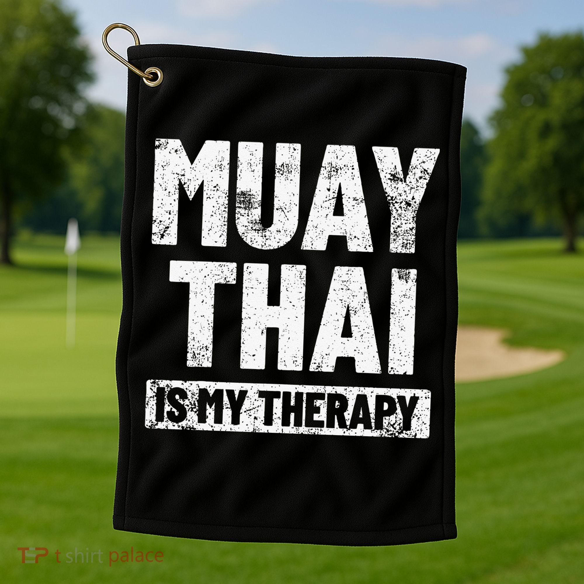Muay Thai Kickboxing Thai Boxing Golf Towel