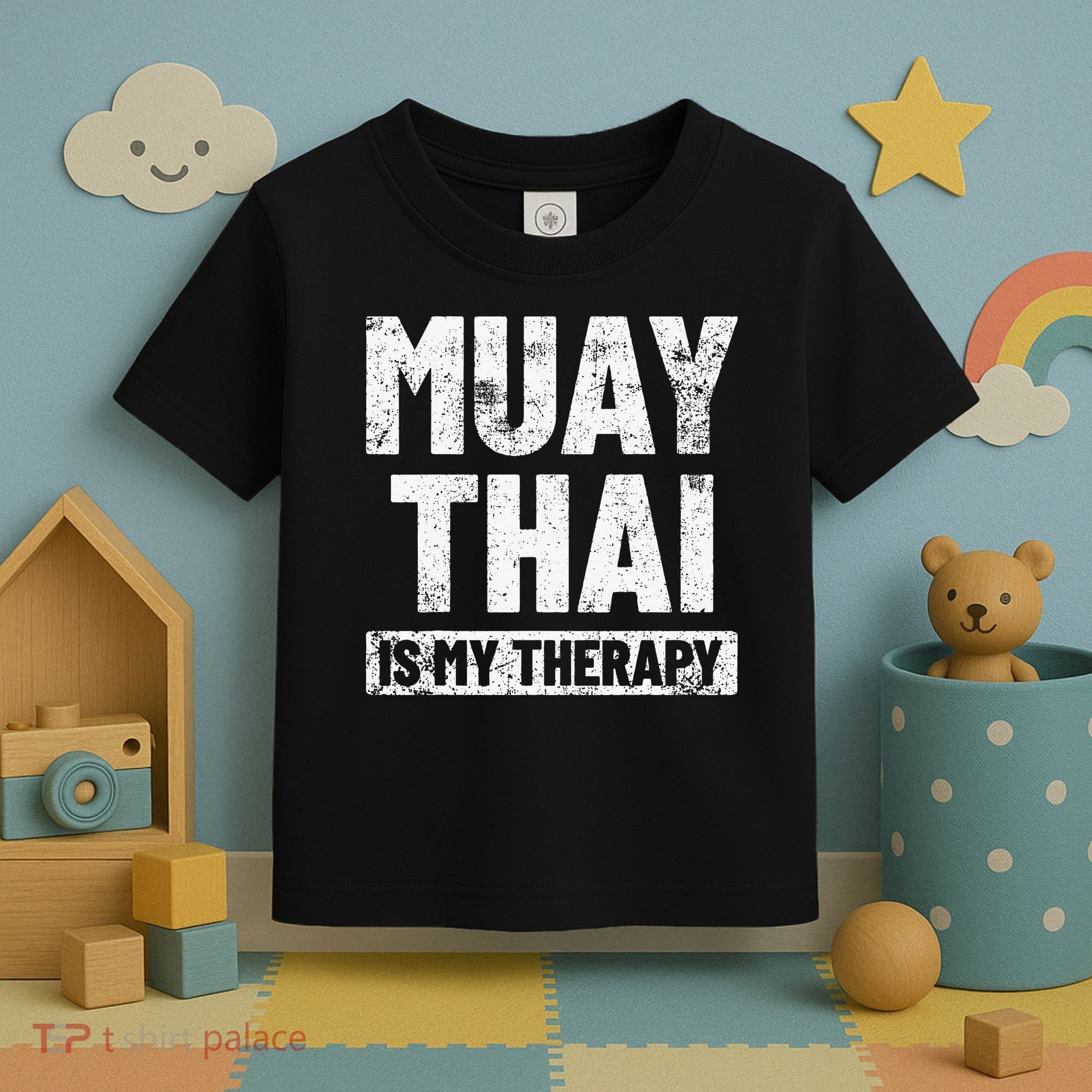 Muay Thai Kickboxing Thai Boxing Toddler T-Shirt