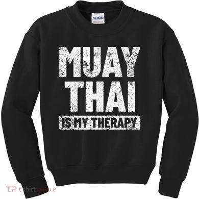 Muay Thai Kickboxing Thai Boxing Kids Sweatshirt