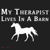 My Therapist Live In A Barn Funny Horse Tumbler thumb 3