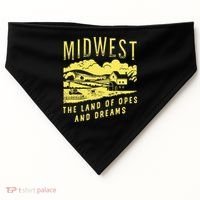 Midwest The Land Of Opes And Dreams USA-Made Doggie Bandana thumb 0