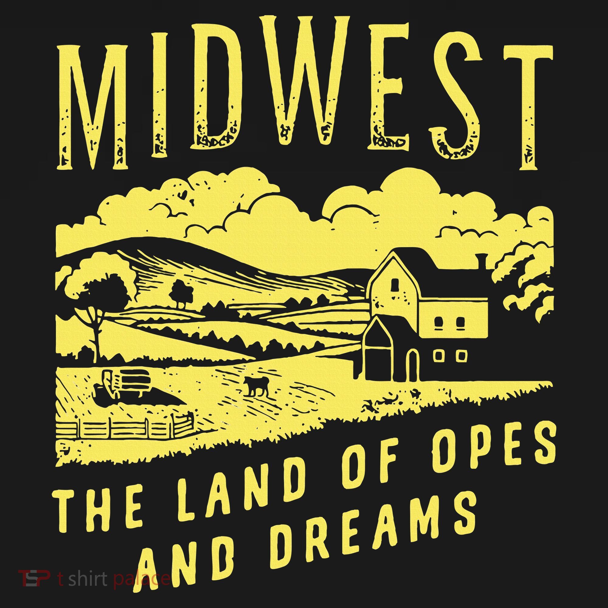 Midwest The Land Of Opes And Dreams Tall Sweatshirt