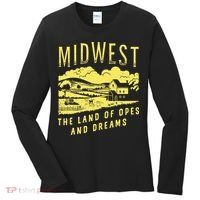 Midwest The Land Of Opes And Dreams Women's Long Sleeve Shirt thumb 0