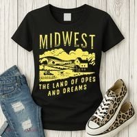 Midwest The Land Of Opes And Dreams Women's T-Shirt thumb 3