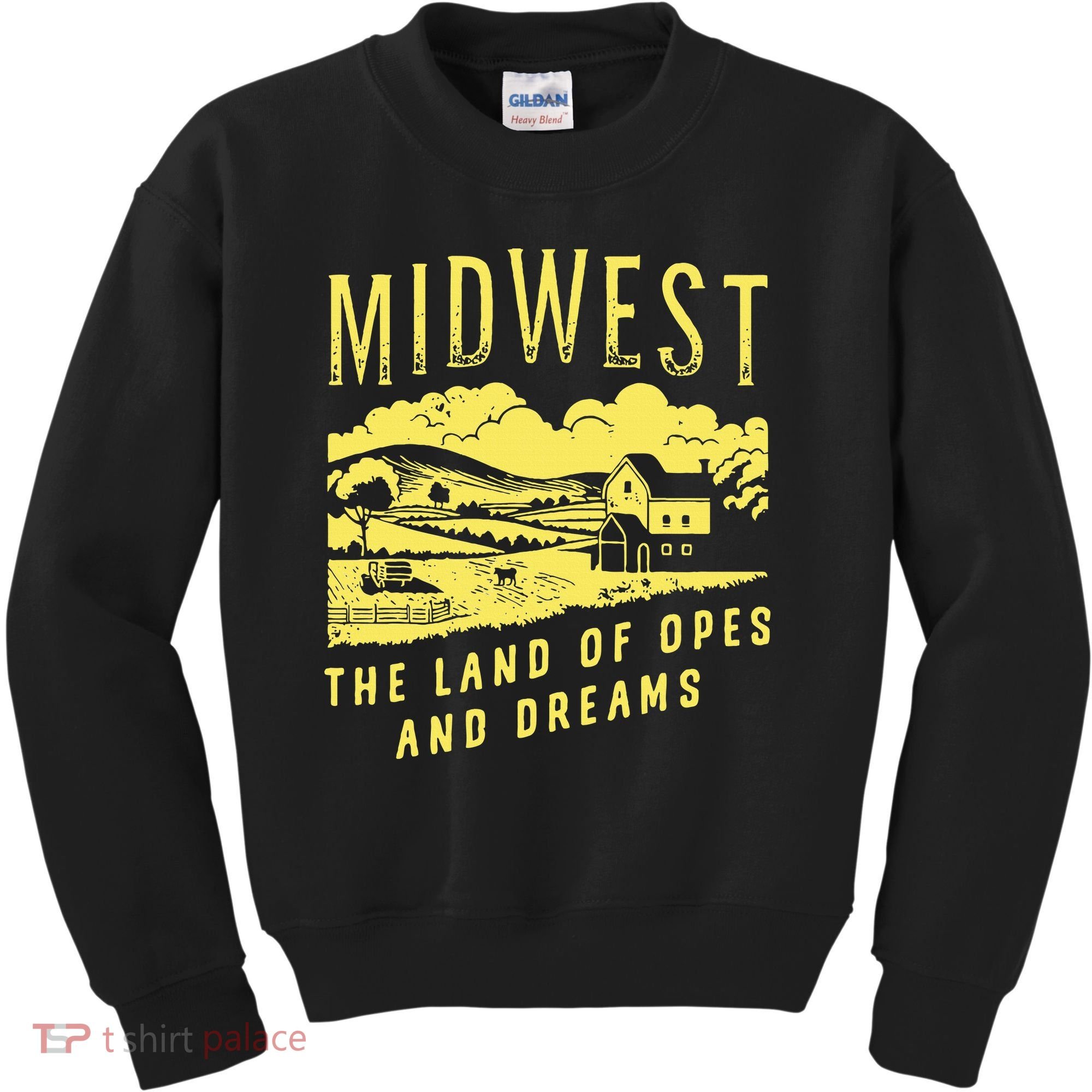 Midwest The Land Of Opes And Dreams Kids Sweatshirt