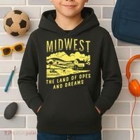 Midwest The Land Of Opes And Dreams Kids Hoodie thumb 2