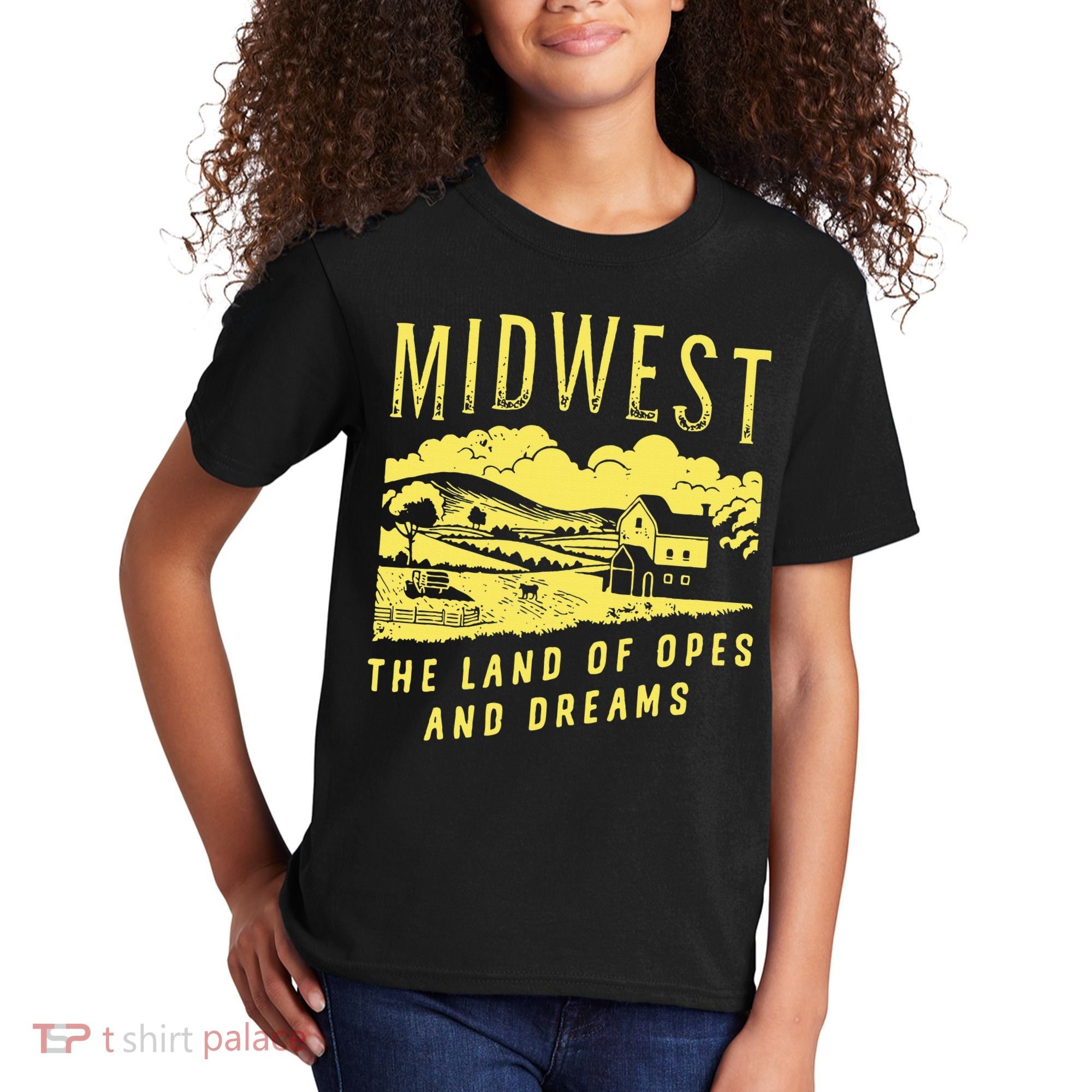 Midwest The Land Of Opes And Dreams Kids T-Shirt