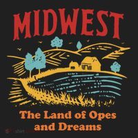Midwest The Land Of Opes And Dreams Rustic Farm Women's Sweatshirt thumb 2