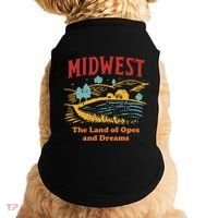 Midwest The Land Of Opes And Dreams Rustic Farm Doggie Tank thumb 0