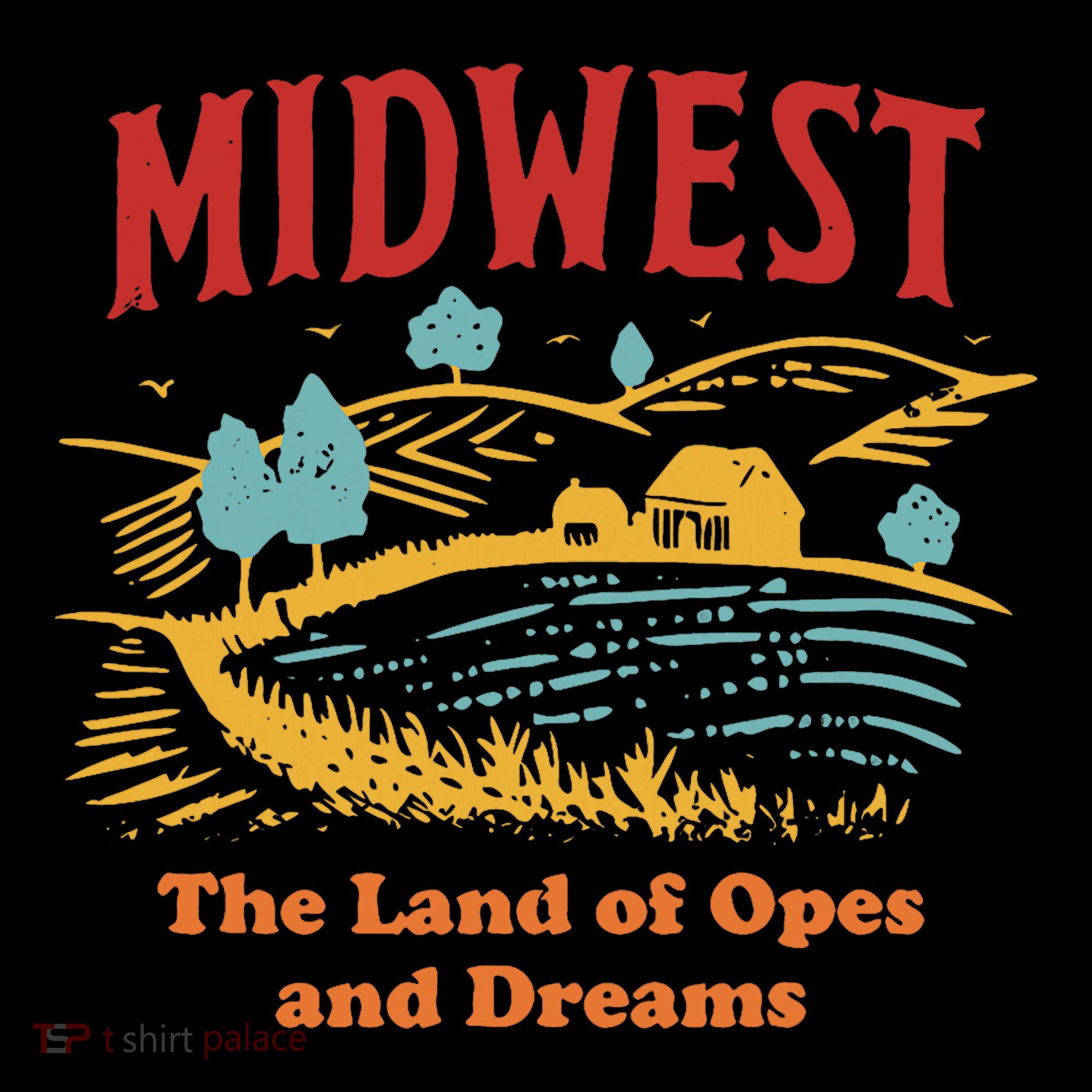 Midwest The Land Of Opes And Dreams Rustic Farm Coffee Mug
