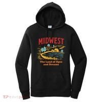 Midwest The Land Of Opes And Dreams Rustic Farm Women's Hoodie thumb 0