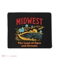 Midwest The Land Of Opes And Dreams Rustic Farm Mousepad thumb 0
