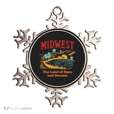 Midwest The Land Of Opes And Dreams Rustic Farm Ornament