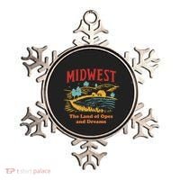 Midwest The Land Of Opes And Dreams Rustic Farm Ornament thumb 0