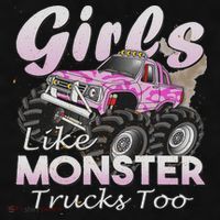 Monster Truck Like Monsters Too Birthday Gift Ladies PosiCharge Tri-Blend Wicking Tank thumb 2