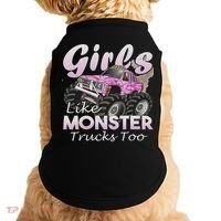 Monster Truck Like Monsters Too Birthday Gift Doggie Tank thumb 0