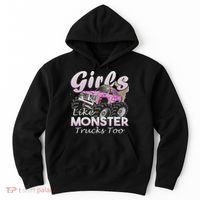 Monster Truck Like Monsters Too Birthday Gift Hoodie thumb 0