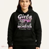 Monster Truck Like Monsters Too Birthday Gift Hoodie thumb 5