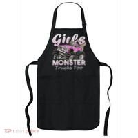 Monster Truck Like Monsters Too Birthday Gift Apron thumb 0