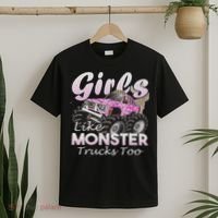 Monster Truck Like Monsters Too Birthday Gift T-Shirt thumb 2