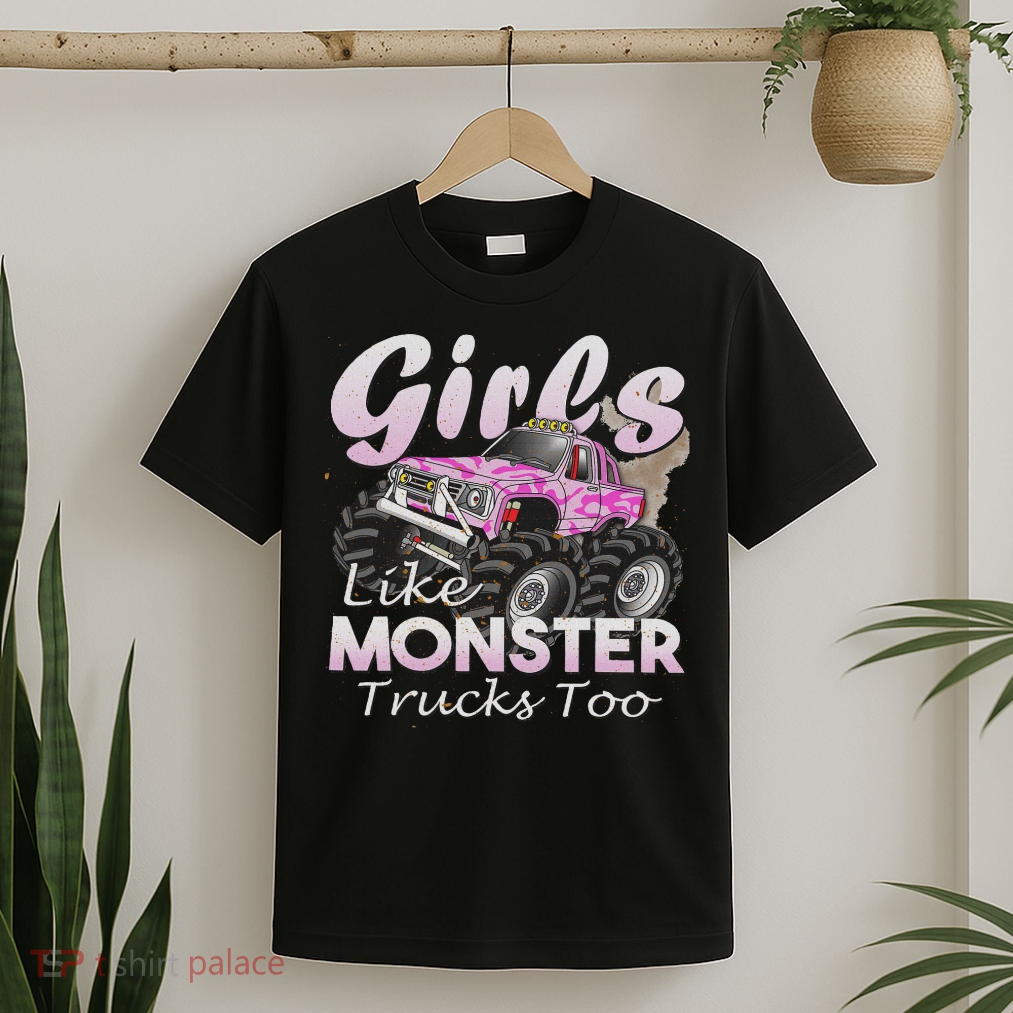 Monster Truck Like Monsters Too Birthday Gift T-Shirt