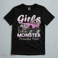 Monster Truck Like Monsters Too Birthday Gift T-Shirt thumb 5