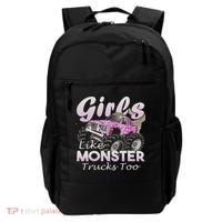 Monster Truck Like Monsters Too Birthday Gift Backpack thumb 0
