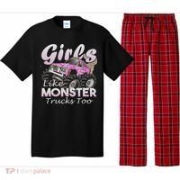 Monster Truck Like Monsters Too Birthday Gift Pajama Set thumb 0