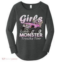 Monster Truck Like Monsters Too Birthday Gift Women's Perfect Tri Tunic Long Sleeve Shirt thumb 0