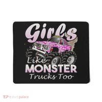 Monster Truck Like Monsters Too Birthday Gift Mousepad thumb 0