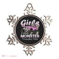 Monster Truck Like Monsters Too Birthday Gift Ornament thumb 0
