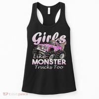 Monster Truck Like Monsters Too Birthday Gift Women's Tank Top thumb 0