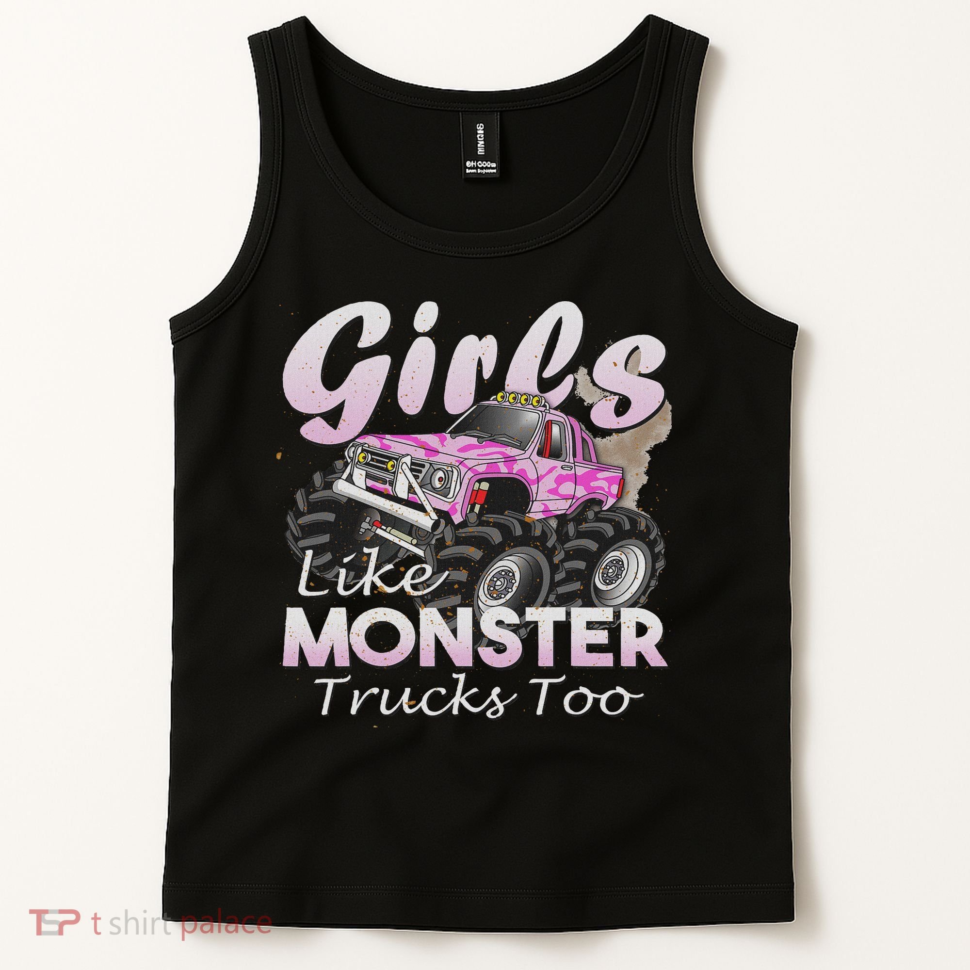 Monster Truck Like Monsters Too Birthday Gift Tank Top