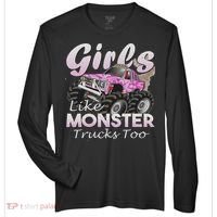 Monster Truck Like Monsters Too Birthday Gift Zone Performance Long-Sleeve T-Shirt thumb 0