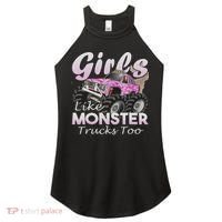 Monster Truck Like Monsters Too Birthday Gift Women's Perfect Tri Rocker Tank thumb 0