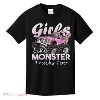 Monster Truck Like Monsters Too Birthday Gift Kids T-Shirt thumb 0