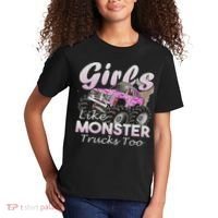 Monster Truck Like Monsters Too Birthday Gift Kids T-Shirt thumb 2