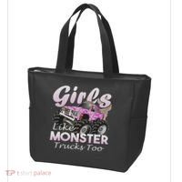 Monster Truck Like Monsters Too Birthday Gift Tote Bag thumb 3