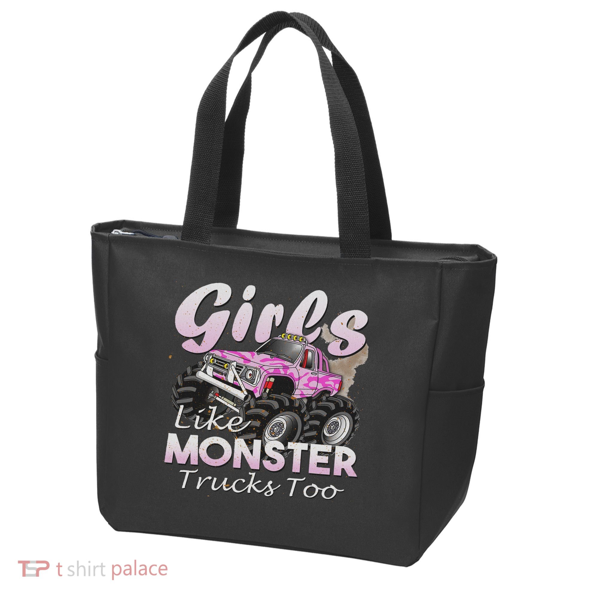 Monster Truck Like Monsters Too Birthday Gift Tote Bag
