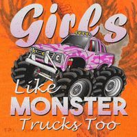 Monster Truck Like Monsters Too Birthday Gift Kati Licensed 12" Camo Cuffed Beanie thumb 2