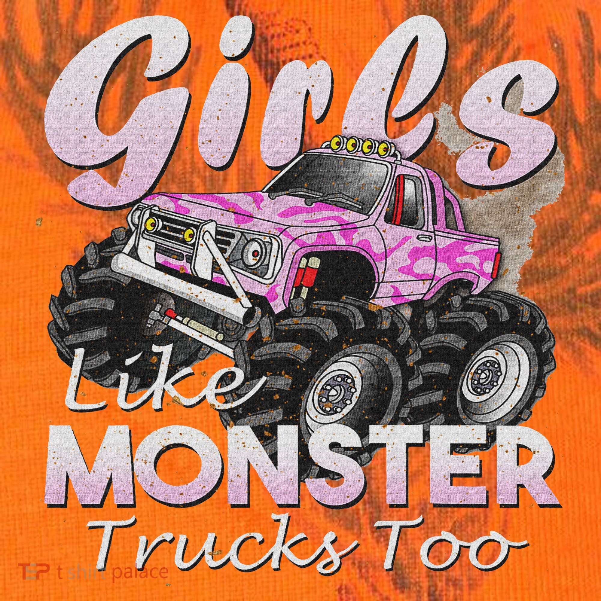 Monster Truck Like Monsters Too Birthday Gift Kati Licensed 12" Camo Cuffed Beanie
