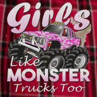 Monster Truck Like Monsters Too Birthday Gift Men's Flannel Plaid Pajama Pants thumb 2