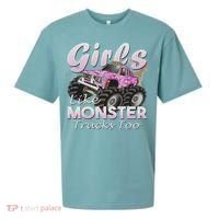 Monster Truck Like Monsters Too Birthday Gift Sueded Cloud Jersey T-Shirt thumb 0