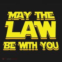 May The Law Be With You Funny New Lawyer Attorney Apron thumb 3