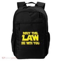May The Law Be With You Funny New Lawyer Attorney Backpack thumb 0
