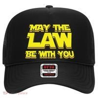 May The Law Be With You Funny New Lawyer Attorney Hat thumb 0
