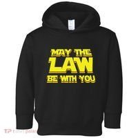 May The Law Be With You Funny New Lawyer Attorney Toddler Hoodie thumb 0